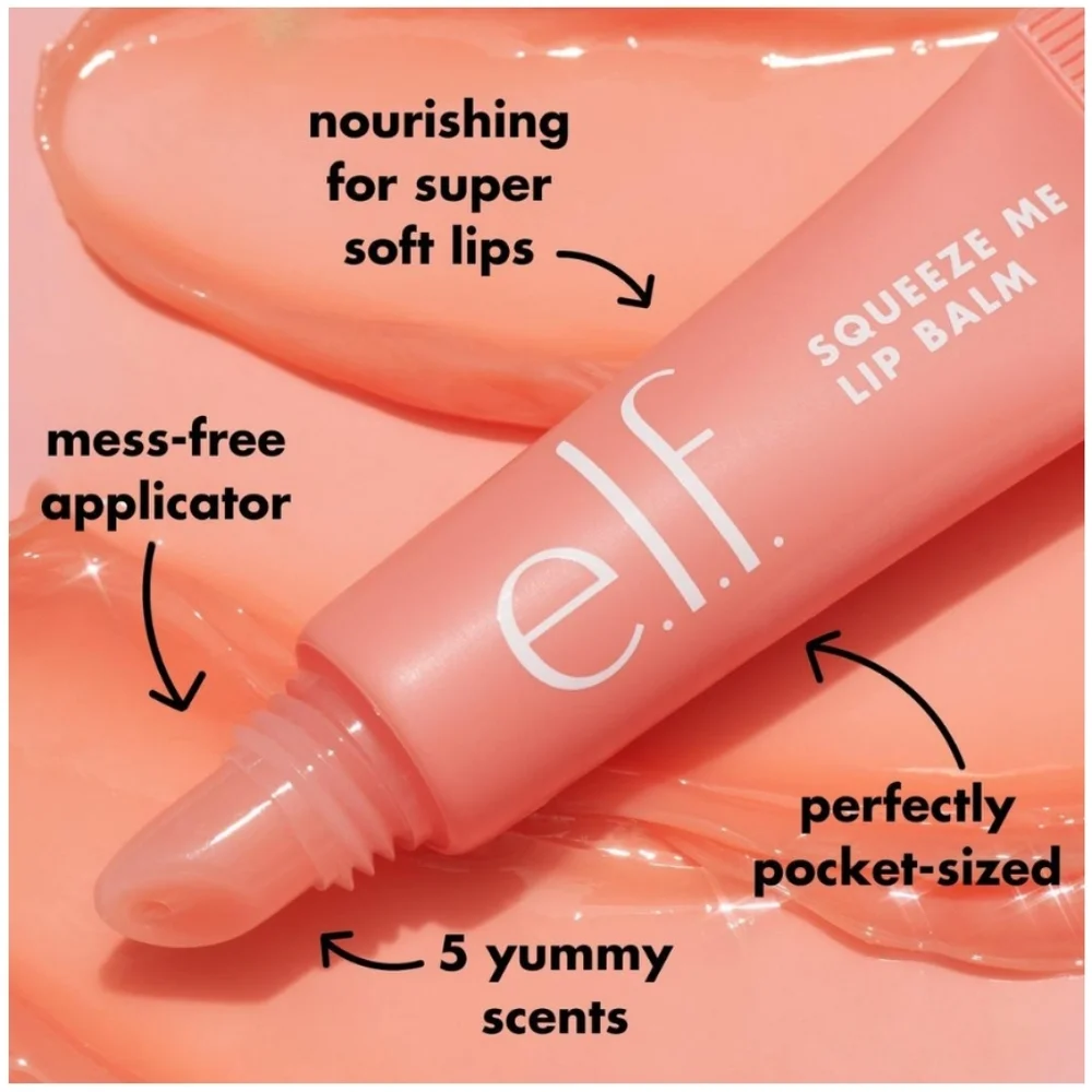 e.l.f. Squeeze Me Lip Balm Scent: Grape 🍇✨ 🆕